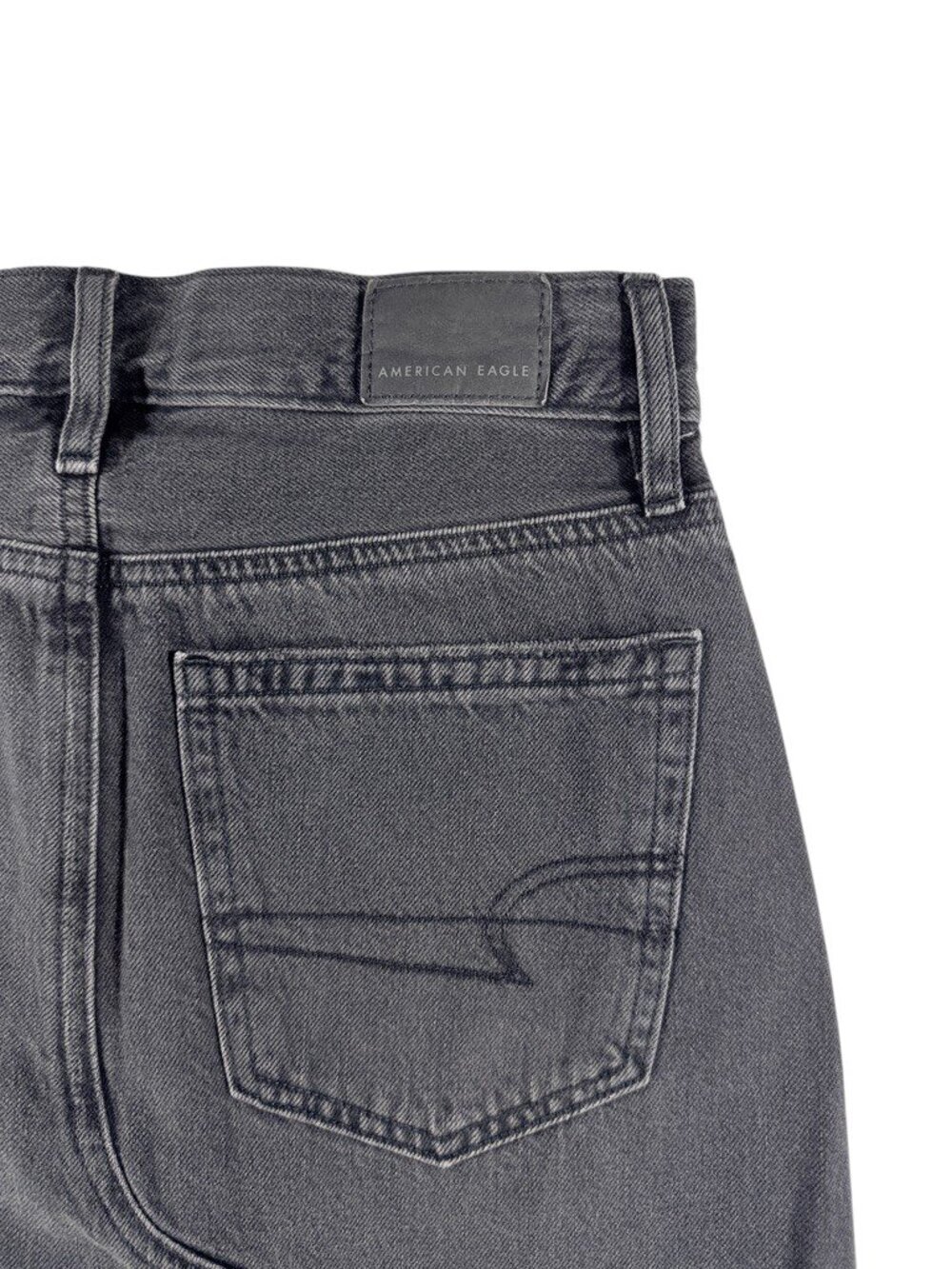Women's American Eagle Black Maxi Denim Skirt Size 0 25W NWT - Picture 7 of 12
